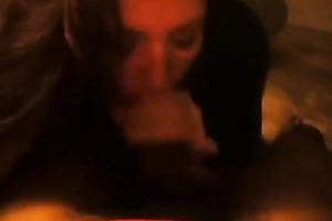 Kinky sweetheart with pierced tongue gives me orall-service