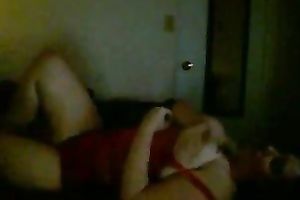 Cute large bottomed black haired legal age teenager with large rack played with her fur pie