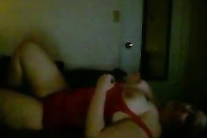 Cute large bottomed black haired legal age teenager with large rack played with her fur pie