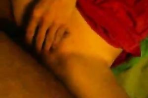 Extremely shaggy Mexicana bitch loving missionary style sex