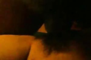 Extremely shaggy Mexicana bitch loving missionary style sex