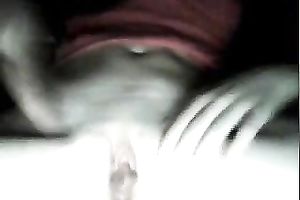 Pallid quite skinny dilettante livecam dirty slut wife was tenderly rubbing her clitoris