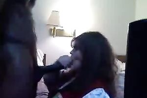 Charming white brunette hair Married slut of my ally sucks my large back weenie