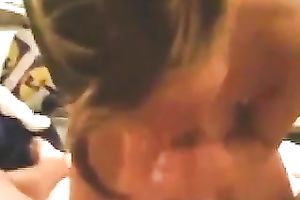 My sexually charged hottie rides my penis reverse and face to face