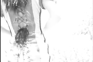 Stunning brunette hair with silky hair receives her wet crack eaten out