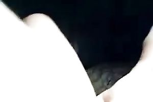 Fantastic sweet glamorous dark brown sweetheart of my buddy sucked his unbending prick