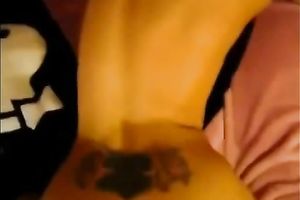 Hot teen POV sex tape with hawt golden-haired babe riding a schlong