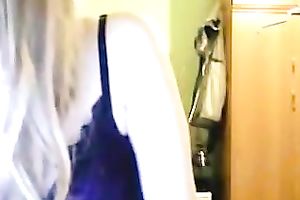 Pallid light haired cowgirl was topping my buddy like a real slut