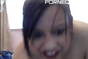 Big buxom Indian slut definitely can't live without her job as a livecam model