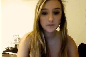 Cute legal age teenager GF looks so hawt on livecam as this babe receives all nude and rubs her cunt