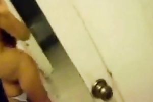 Beautiful and breasty Desi dark brown self shooting in bikini