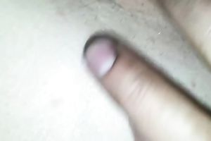 Closeup view of precious pink love tunnel and large penis penetration in it