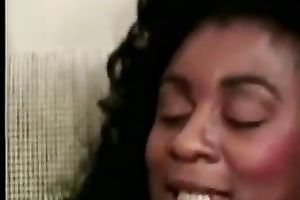 Horny ebony slut with giant billibongs acquires drilled in missionary position