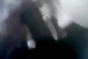 Cum-addicted bimbo sucks my BBC like a natural born 10-Pounder sucker