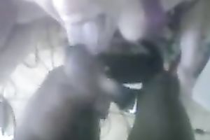 Cum-addicted bimbo sucks my BBC like a natural born 10-Pounder sucker