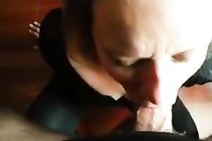 Blond haired cheating wife of mine knows no other fun than to engulf me