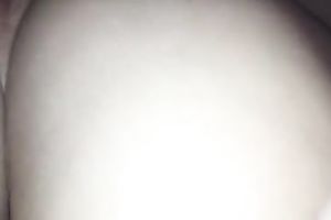 Shagging my slutwife missionary style after teasing her with large sex toy