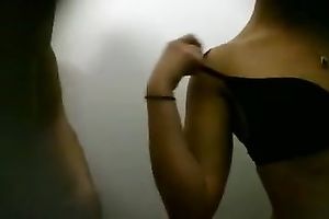 Spying on cute white women changing in a dressing room