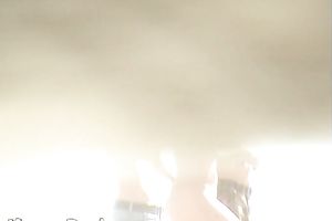 Awesome redhead white sweetheart with beautiful natural large milk sacks