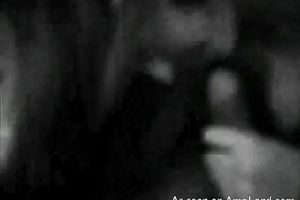 Frisky non-professional babe is engulfing hard 10-Pounder deepthroat. POV