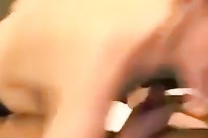 Dark haired bosomy nerdy beauty of my buddy worked on his rigid dong