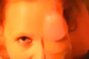 Amateur bosomy skinny hoe of my buddy worked on his weenie with her throat