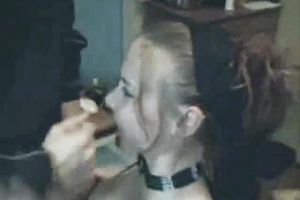 Naughty non-professional punk legal age teenager eats schlong of her boyfriend