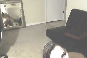 Seductive mommy with red lips demonstrates how hawt she is