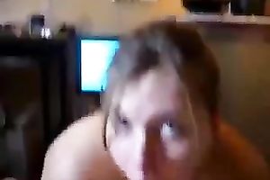 Wonderful glad and quite natural buxom girlie of mine gives a priceless head