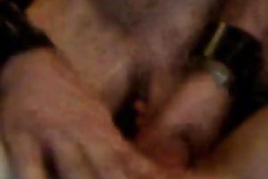 Nerdy chap fingers in excited hard mode his GF's soaked shaved snatch