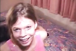 Crazy and cute skinny dark brown gal tenderly sucked my friend's tool