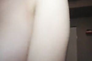 Captivating beauty engulfing my jock like a pro in non-professional movie