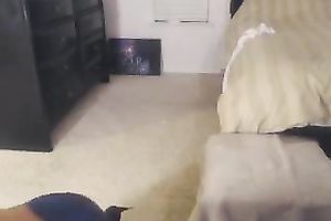 Sexy oiled and gorgeous large breasted web camera chick in high heels went solo