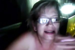 Short haired hilarious dilettante wife showed off her natural love melons