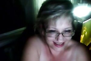 Short haired hilarious dilettante wife showed off her natural love melons