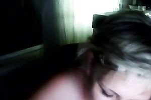 Short haired hilarious dilettante wife showed off her natural love melons