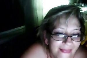 Short haired hilarious dilettante wife showed off her natural love melons