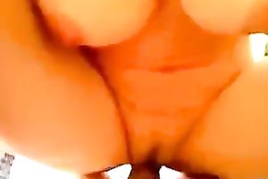 Mature golden-haired hoe riding my ramrod in a cowgirl position