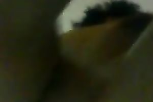 My honey with flat tits and hairy twat on the amateur clip