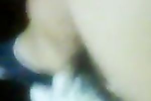 My honey with flat tits and hairy twat on the amateur clip