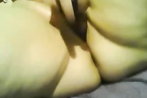 Fat large breasty woman permeates her fanny with her big dildo