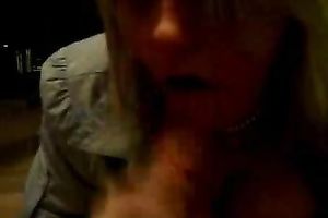 Cum lust golden-haired office doxy sucks my large dong and takes mouthful