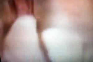 Adorable amateur dark brown cheating wife films herself masturbating