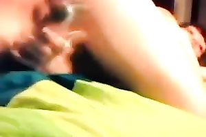 Slender pallid dark brown moaned wild during the time that fucking herself with sex-toy