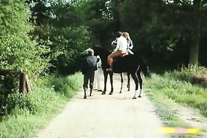 Mesmemizing redhead chick on the bed fondled and tempted