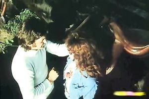 Mesmemizing redhead chick on the bed fondled and tempted