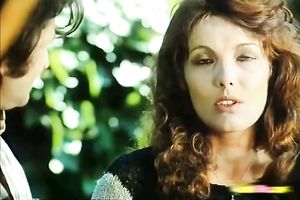 Mesmemizing redhead chick on the bed fondled and tempted