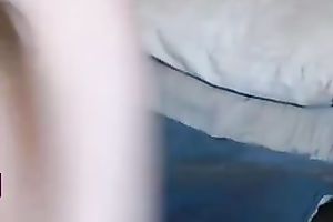 My marvelous cam girlfriend is masturbating and smoking