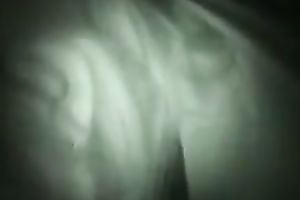 Beautiful blond doll engulfing my dong in a black room