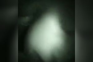 Beautiful blond doll engulfing my dong in a black room